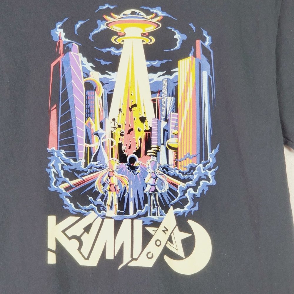 Kami Con Vintage Birmingham Alabama Anime Girls T-Shirt Sz M - Picture 3 of 5